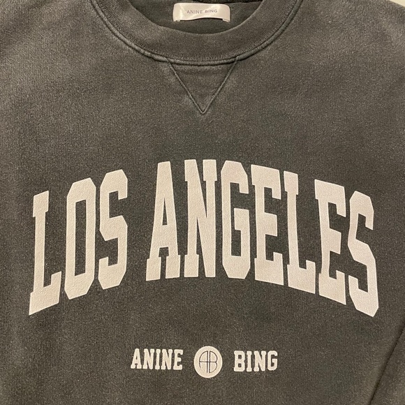 ANINE BING RAMONA SWEATSHIRT LOS ANGELES SIZE M - Picture 6 of 7